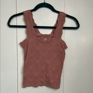 Elegant Mauve Textured Women's Top